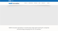 Desktop Screenshot of marsinnovation.com